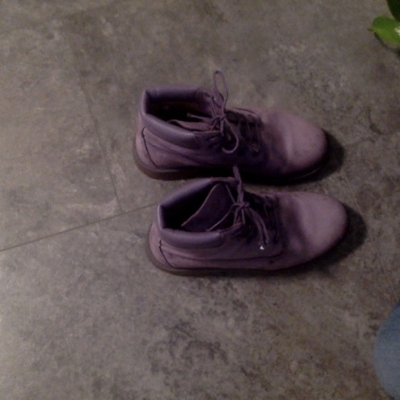 Timberland Kids Boots Size 4.5 Light Purple - Picture 2 of 10